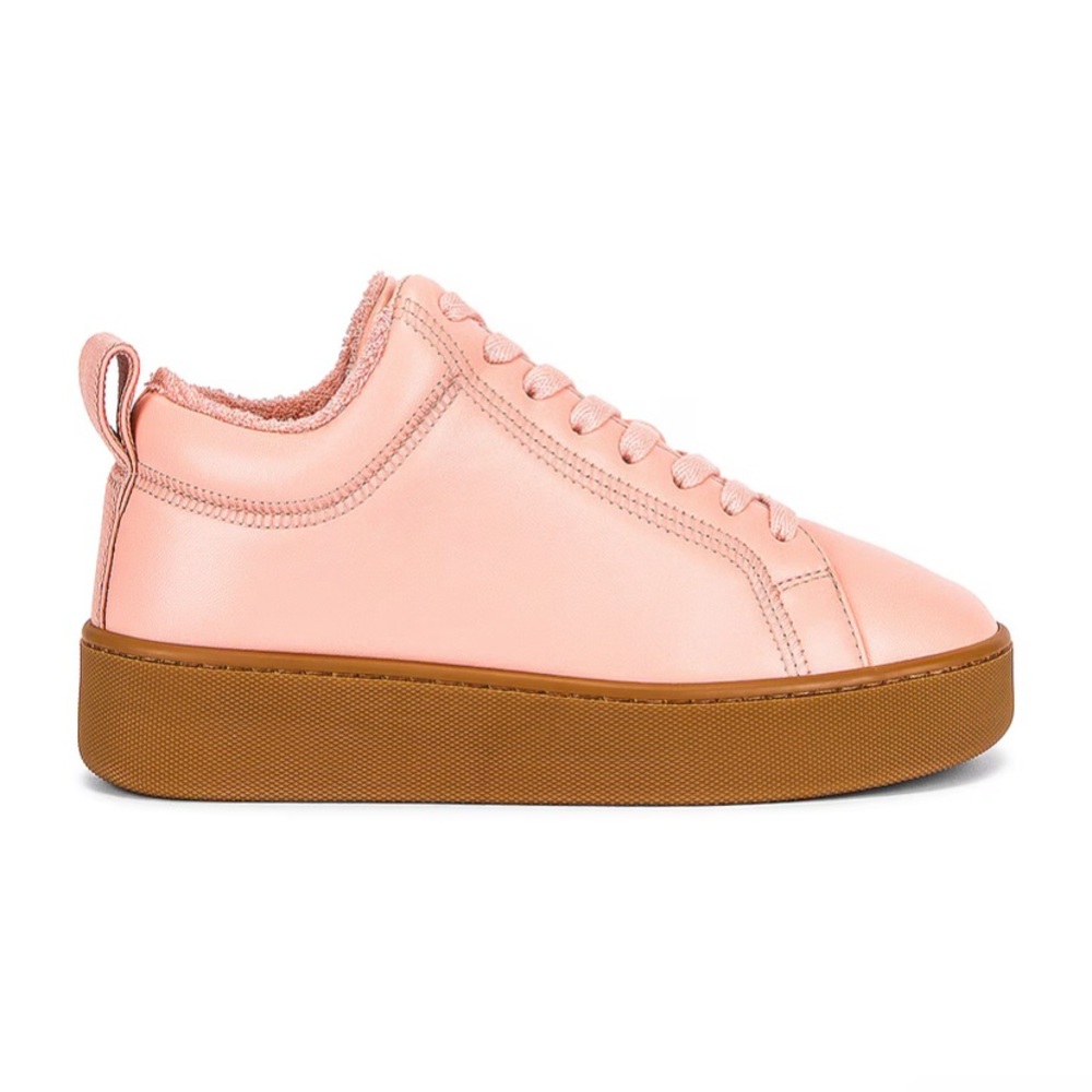 Bottega Veneta Leather Quilt Sneakers Pink